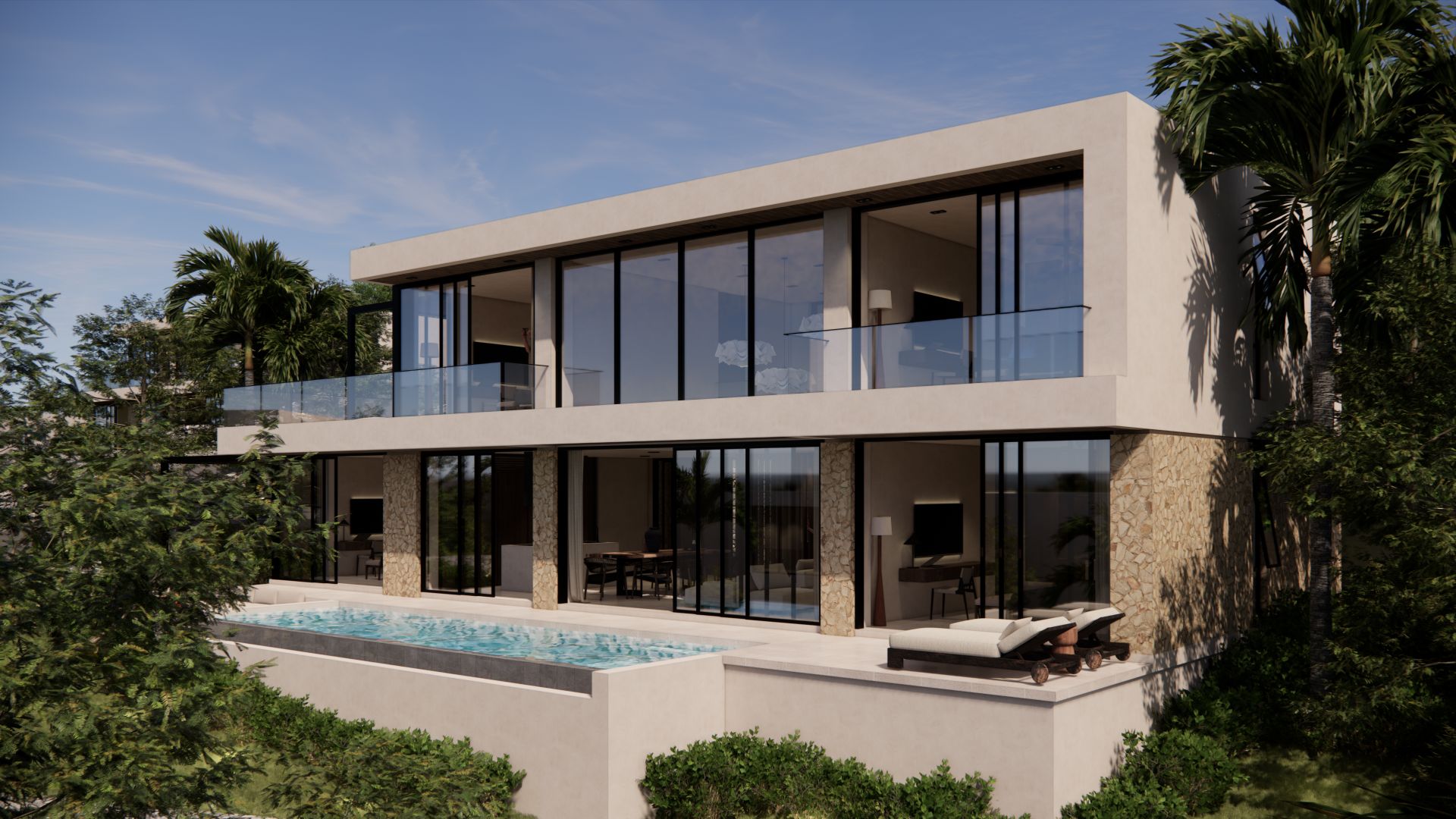 Render de Villa Rinjani · Aregulin Estates